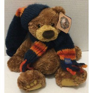 Pendleton Gund Stuffed Plush Brown Teddy Bear Grand Canyon Hat & Scarf